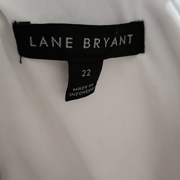 LANE Bryant Watercolor Stripe Tie‎ Waist Midi Dress plus size 22 - Picture 9 of 9